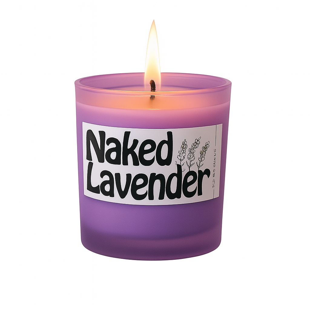 Naked Lavender Scented Candle