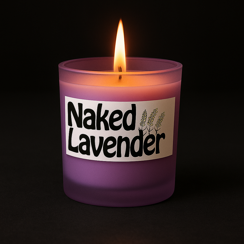 Naked Lavender Scented Candle