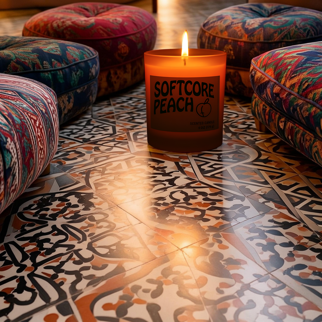 Softcore Peach Scented Candle