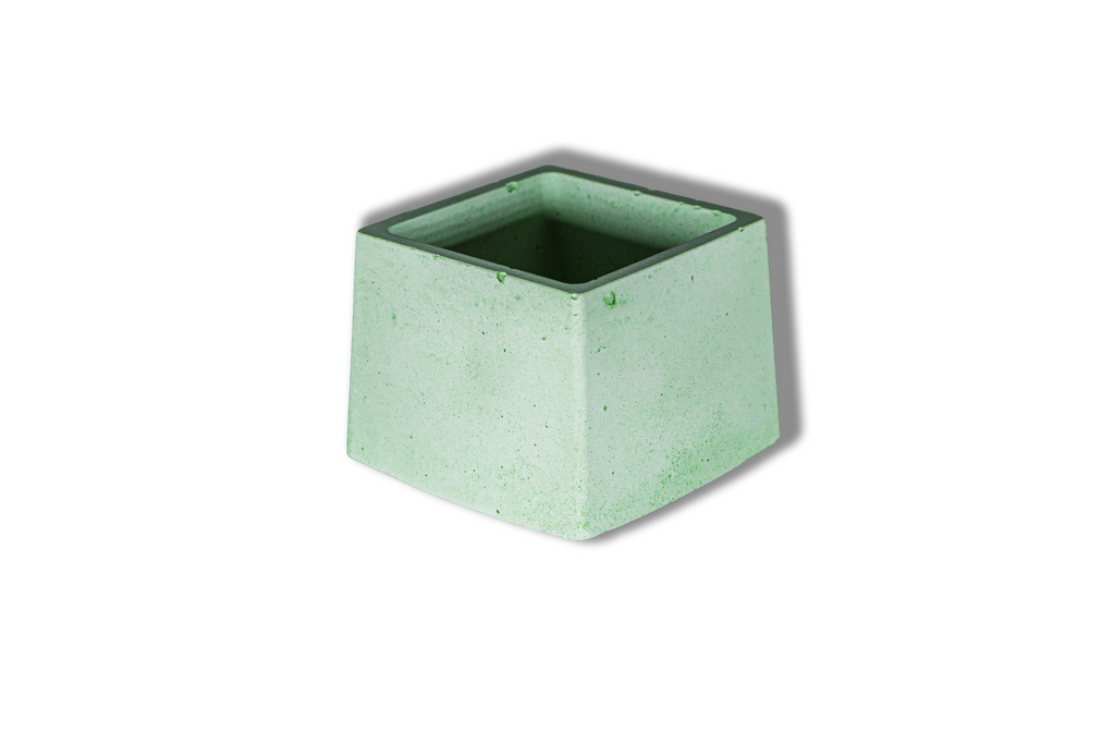 BKLYN Concrete Vessel — Herbal Static— Pastel Objects Collection