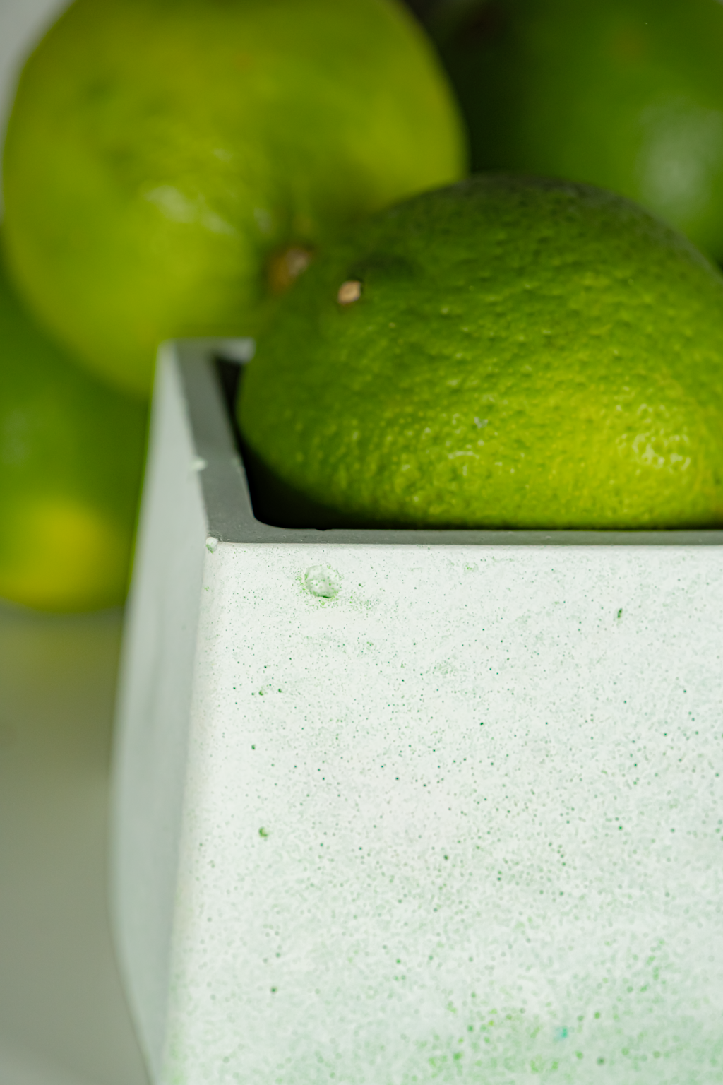 BKLYN Concrete Vessel — Herbal Static— Pastel Objects Collection