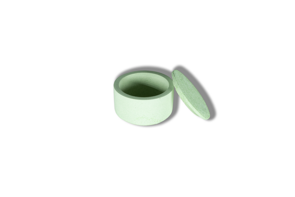 Herbal Quiet — Covered Vessel Pastel Objects Collection