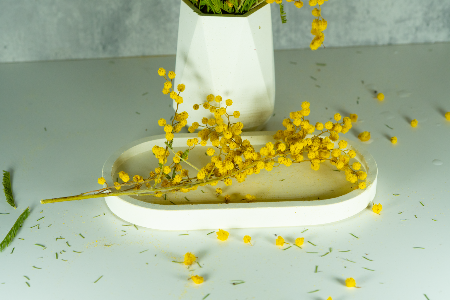 Citrus Fade — Oval Tray Pastel Objects Collection