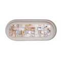 Large Pearl Mosaic Tray | Pastel Concrete Objects