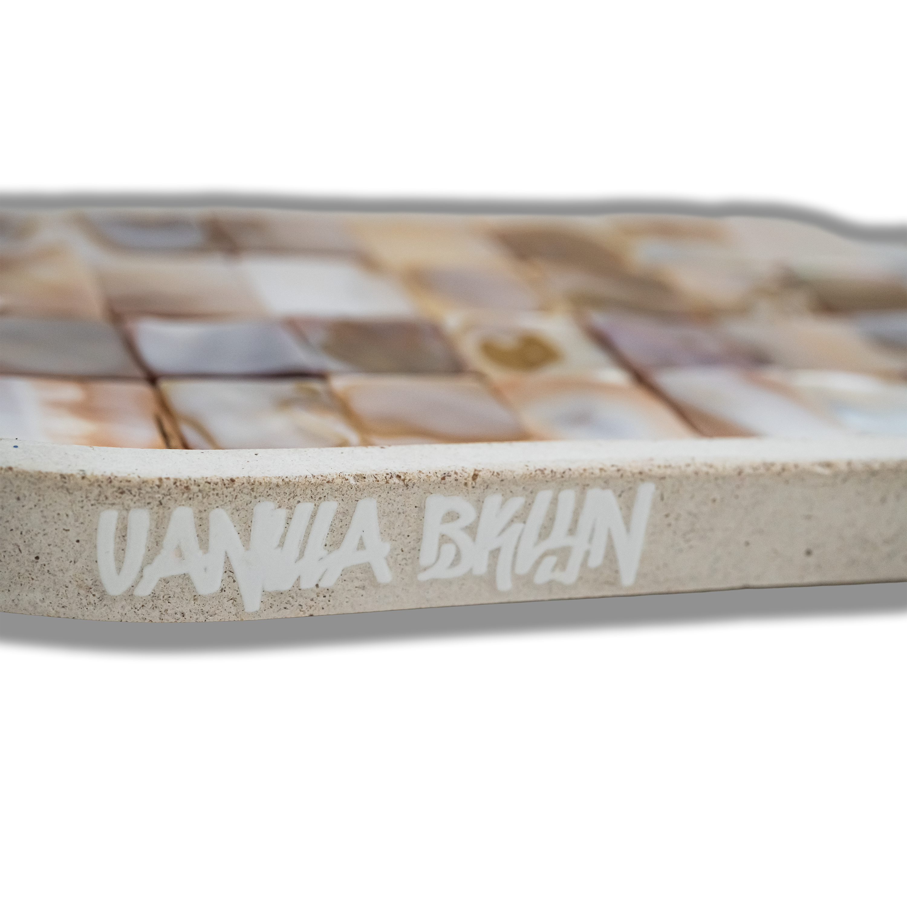 Large Pearl Mosaic Tray | Pastel Concrete Objects