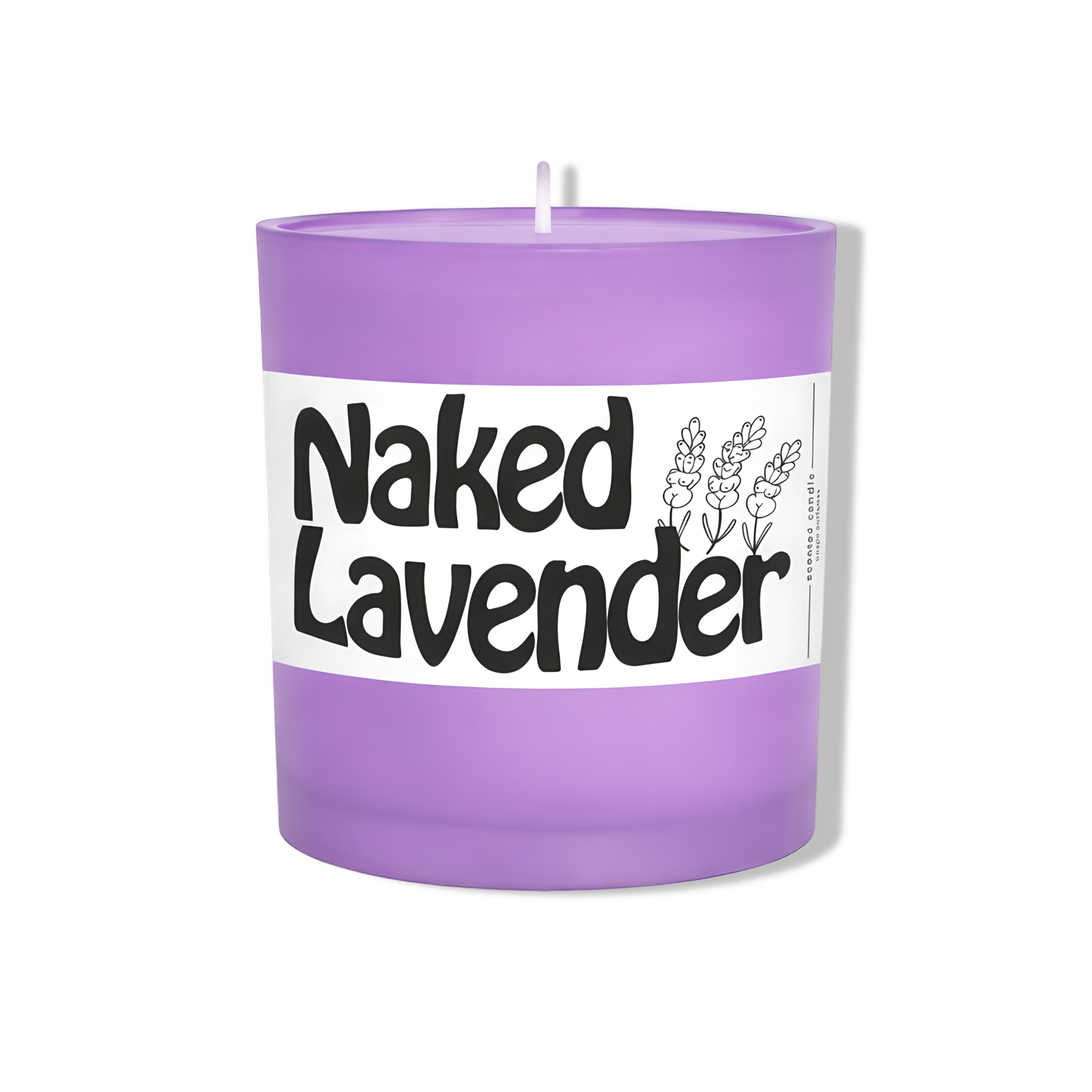 Naked Lavender Scented Candle