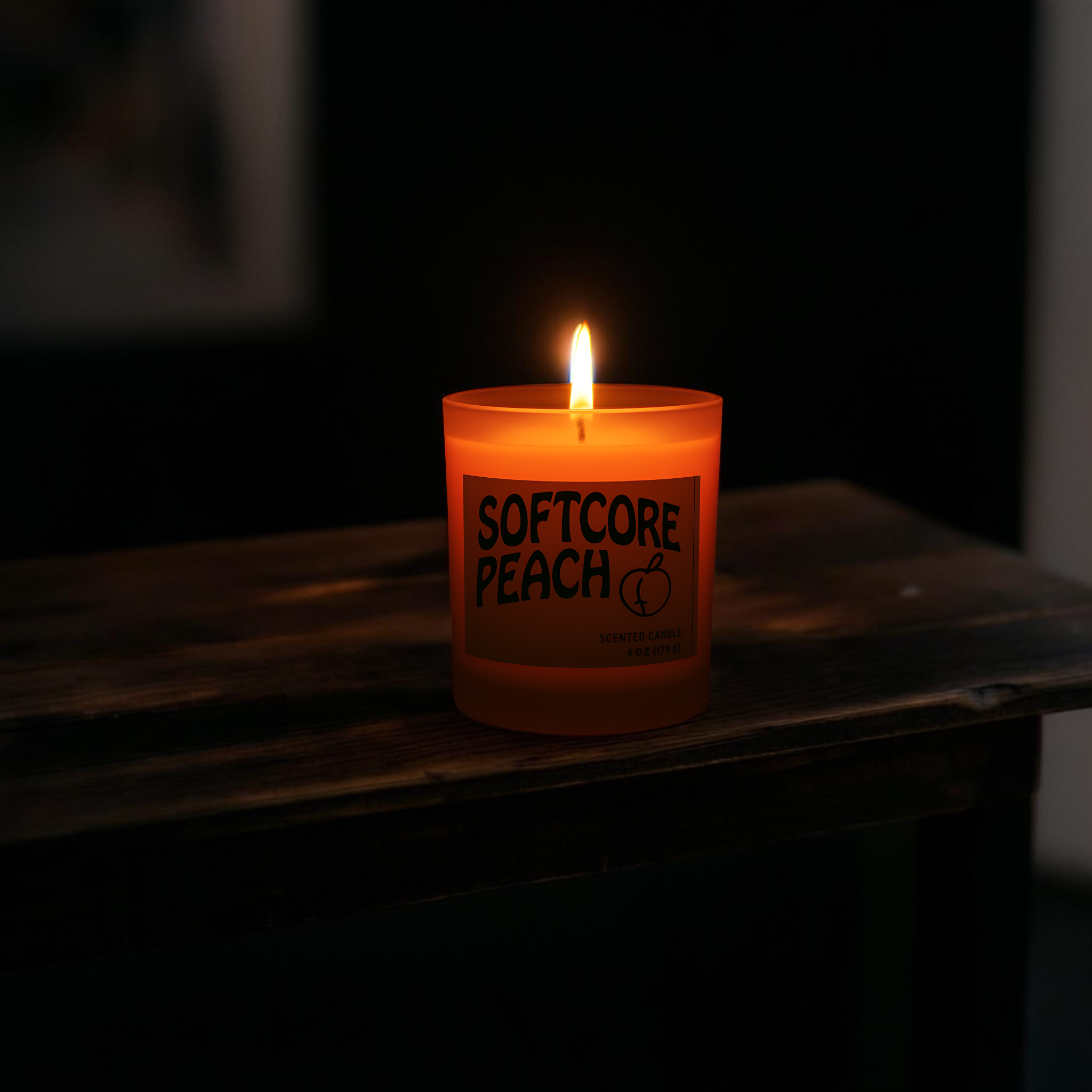 Softcore Peach Scented Candle