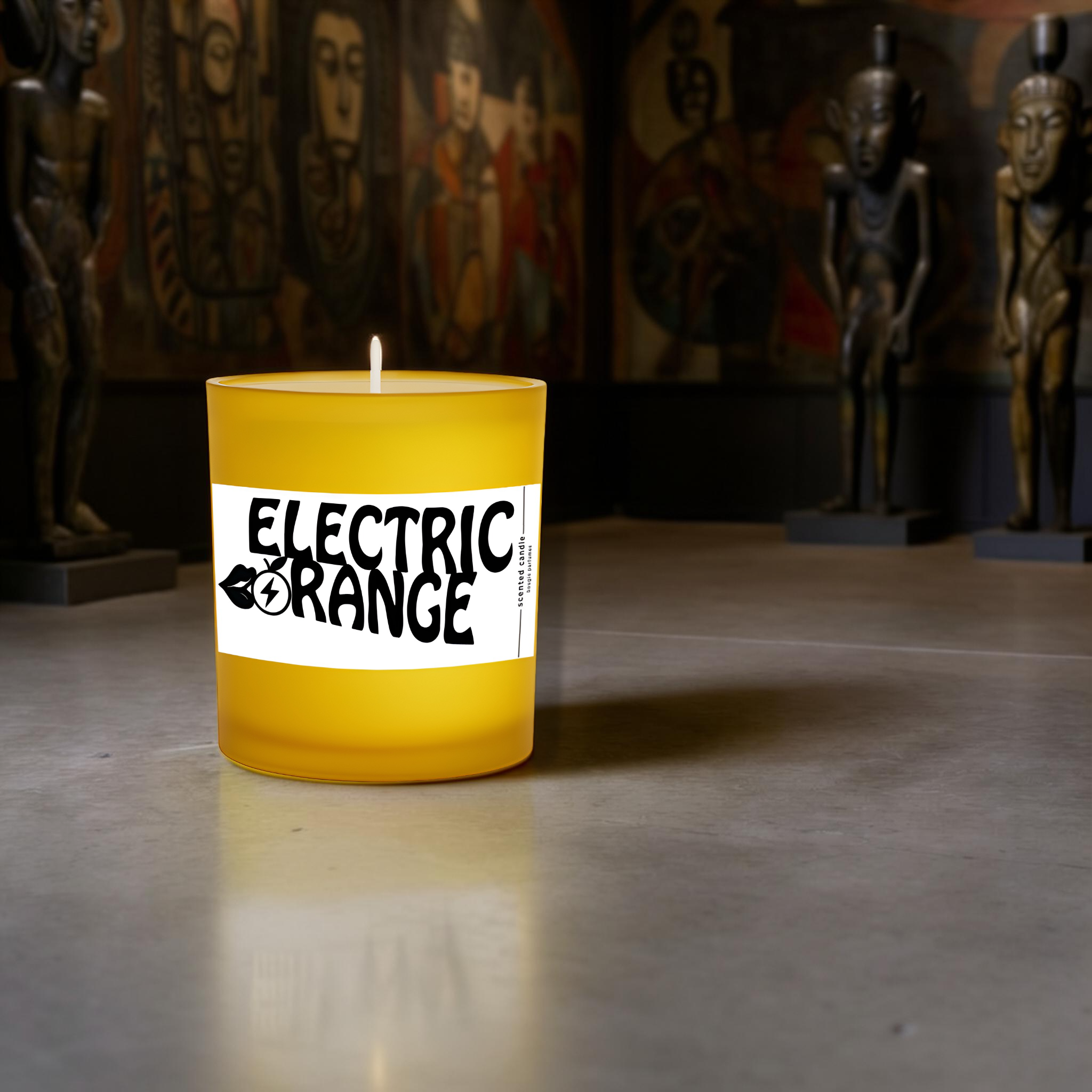 Electric Orange Scented Candle