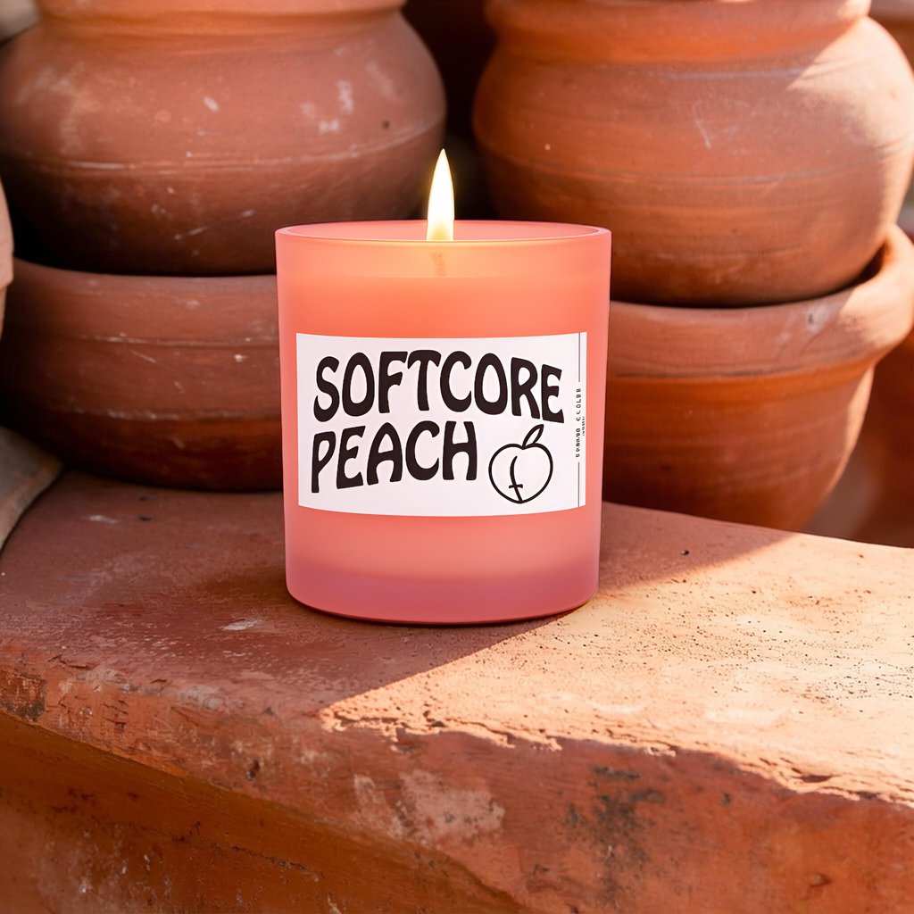 Softcore Peach Scented Candle