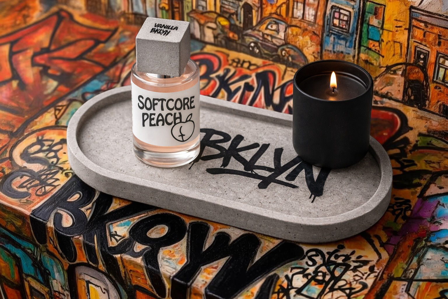 BKLYN Concrete Oval Tray - Brutalist Objects